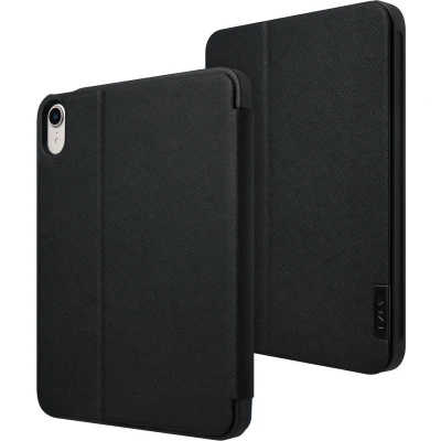 Afbeelding van Laut PRESTIGE Folio (IPad mini (2021)), Tablethoes, Zwart