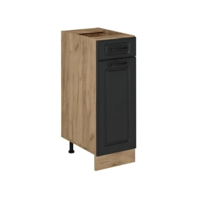 Afbeelding van Vicco Keukenonderkast R Line, Antraciet landhuis/Krachtige eik goud, 30 cm zonder werkblad