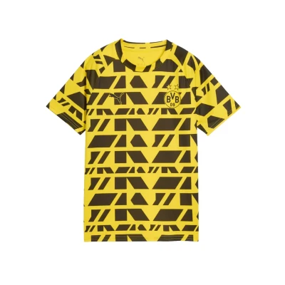 Afbeelding van PUMA Borussia Dortmund Pre match Jersey Youth, Zwart/Geel, Maat 7 8Y