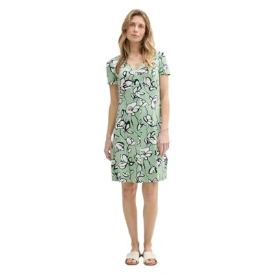 Image de TOM TAILOR Robe pour femme, 37120 Design floral frais printanier, 38