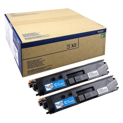 Image de Brother TN 329C toner duopack (d&#039;origine) cyan