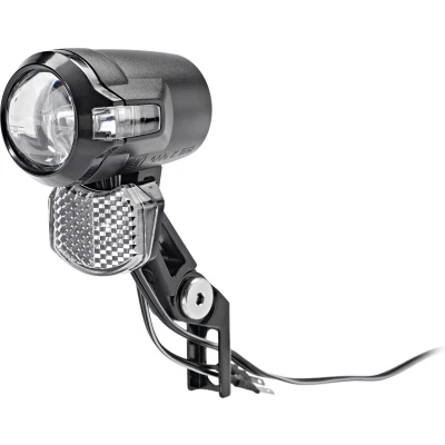 Afbeelding van AXA Compactline 35 Fietslamp voorlicht LED Koplamp Steady Auto On Fietsverlichting Dynamo Lux