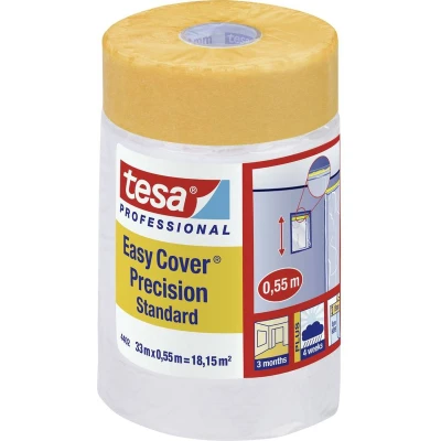 Afbeelding van tesa 04402 00003 01 Afdekfolie Easy Cover Oranje (l x b) 33 m 55 cm 1 stuk(s)