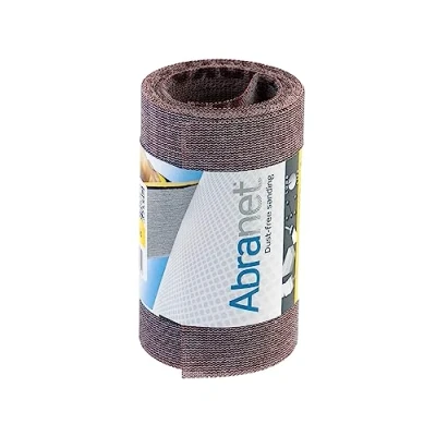 Afbeelding van Mirka Abranet Schuurrol net 115 mm x 2,5 m klittenband / korrel P180 1 rol voor het schuren van hout, plamuur, verf, kunststof AE555F0118