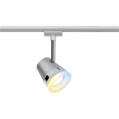 Afbeelding van Paulmann URail Spot Cone Zigbee LED hanglamp GU10 5 W Chroom (mat),