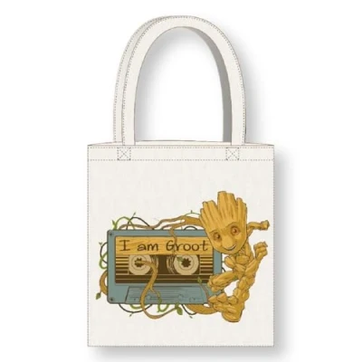 Afbeelding van Marvel I am Groot katoenen tote bag schoudertas 40cm x 37cm