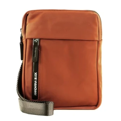 Afbeelding van MANDARINA DUCK Schoudertas Hunter Crossover Bag Saddle Terracotta