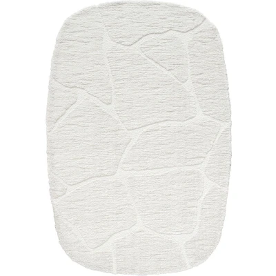 Afbeelding van Veer Carpets Vloerkleed Macy Creme Rounded Corners 160 x 230 cm