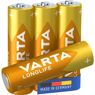 Afbeelding van Varta Longlife AA (LR06) batterijen, 4 stuks