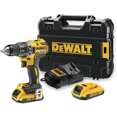 Image de DEWALT DCD791D2 QW Perceuse visseuse sans fil 18V XR Brushless en TSTAK (2x 2.0Ah + chargeur)