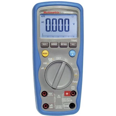 Afbeelding van Multimetrix DMM 230 Multimeter Digitaal Waterbestendig (IP67) CAT III 1000 V, IV 600 V Weergave (counts): 6000