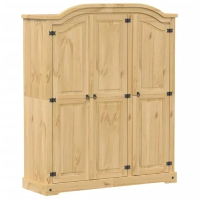 Afbeelding van vidaXL Kledingkast Corona 151,5x52x186 cm massief grenenhout