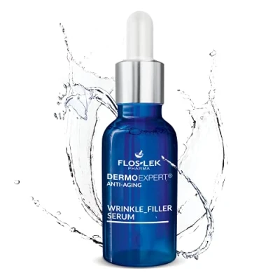 Afbeelding van FLOSLEK Anti rimpelserum voor het gezicht 30 ml verstevigt en hydrateert Geschikt mensen met alle huidtypes Dermatologisch getest Made in Europe