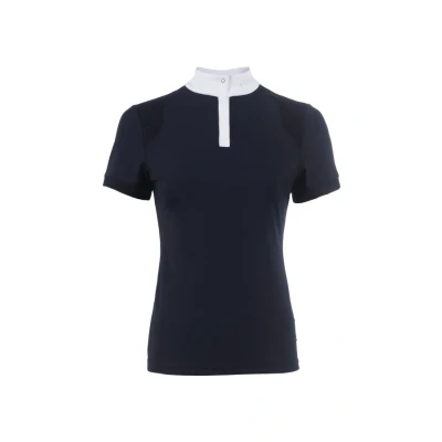 Image de Cavallo T shirt de Concours Caval Halfzip Bleu Foncé EU 42