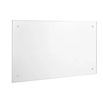Afbeelding van Achterwand spatscherm glas keuken 90x50 cm transparant