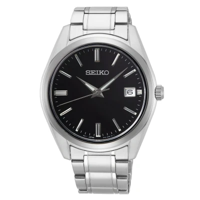 Afbeelding van Seiko Horloge, Heren, Maat: One Size, Schwarz