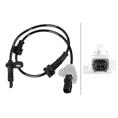 Afbeelding van HELLA 6PU 358 218 741 ABS Sensor Met verbindingsstuk Geluidsensor 2 520