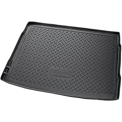 Afbeelding van Recambo Kofferbakmat van hoogwaardig rubber voor VW Golf 6 hatchback, 5K1, bouwjaar 2008 2012, met noodwiel, perfecte pasvorm rand