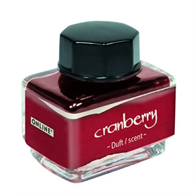 Afbeelding van Online 17066/3 Geurinkt, 15 ml, kalligrafieinkt, Journaling Cranberry Red