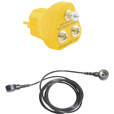Afbeelding van Bernstein Tools for Electronics ESD aardingskabel Geel, Zwart