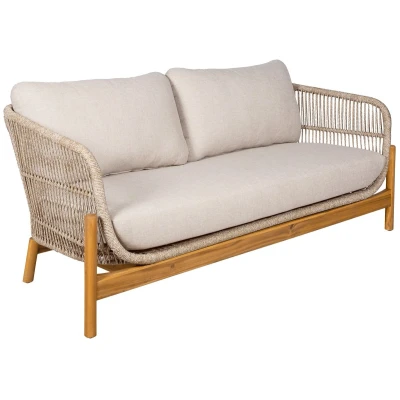 Afbeelding van House Nordic Terracina Loungebank Acacia/Beige