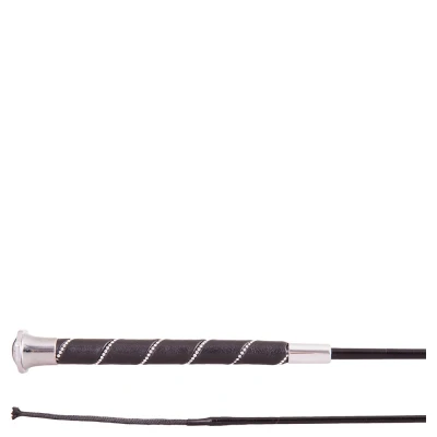 Image de BR Chambrière de Dressage Orion Noir/Argent 120cm