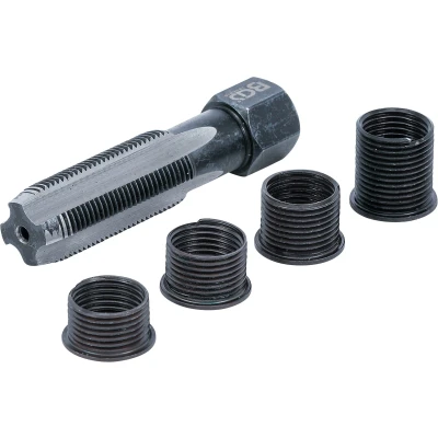 Afbeelding van BGS Reparatieset voor vonk bougie schroefdraad M14 x 1,25 mm, 5 delig