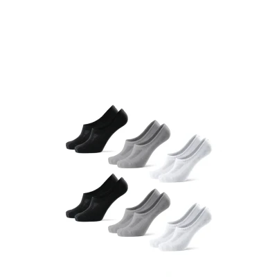 Afbeelding van Danish Endurance Bamboo 6 PACK Enkelsokken, Maat: 39 42, Multicolour (black, grey, white)