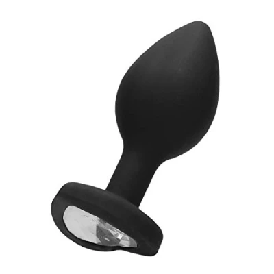 Afbeelding van Shots Ouch! Butt Plug met Diamanten Hart black