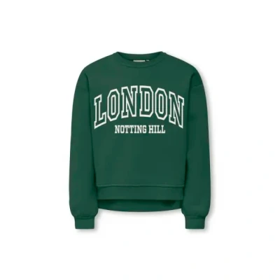 Afbeelding van KIDS ONLY Sweater Victory Groen/dessin 164