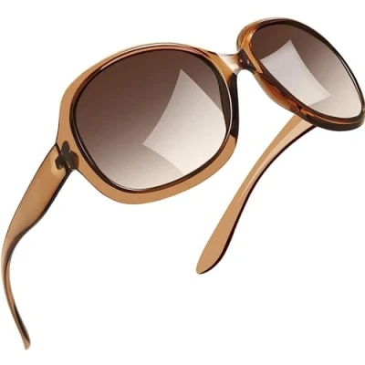 Afbeelding van Joopin Vintage Dameszonnebril, gepolariseerd, grote oversized zonnebril, UV400, klassieke zonnebril