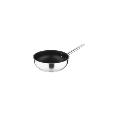 Afbeelding van Vogue Platinum Plus RVS Anti Aanbak Inductie Sauteuse 24cm FC099 Horeca &amp; Professioneel