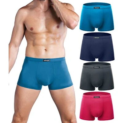 Afbeelding van wirarpa Set van zachte boxershorts microvezel voor heren, Veelkleurig 29 4 stuks