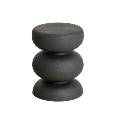Afbeelding van Light&amp;living Bijzettafel Ø35x46 cm KOBODO mat zwart