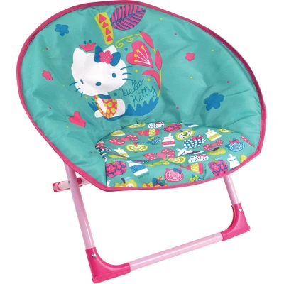 Afbeelding van Hello Kitty Vouwstoel Junior 47 X 54 Cm Polyester Turquoise/roze