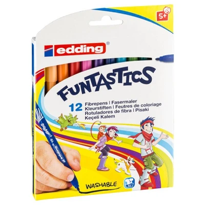Image de Edding 15 Funtastic feutres de coloriage 12 pièces (1 mm ogive)