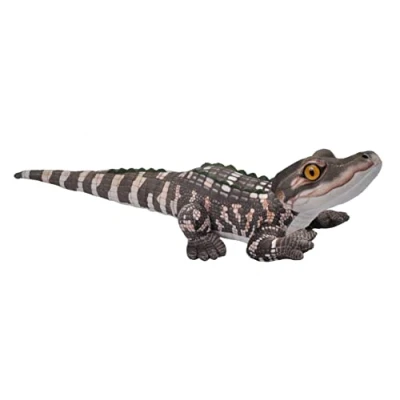 Afbeelding van Wild Republic Living Stream Mini Baby alligator, pluche 51 cm, cadeau voor kinderen, pluche, milieuvriendelijk speelgoed, vulling en stof, gemaakt van gerecyclede waterflessen