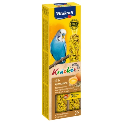 Afbeelding van Vitakraft Parkiet Kracker 2 stuks Vogelsnack Ei