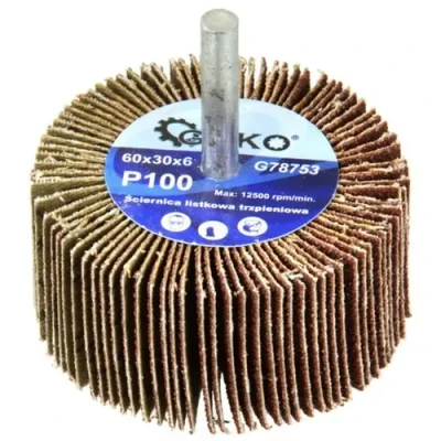 Afbeelding van GEKO Abrasive Flap Wheel P100 60x30mm 6mm Arbor