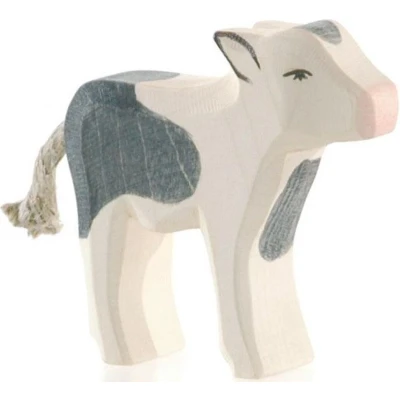 Afbeelding van Ostheimer kalf zwart staand 7 cm