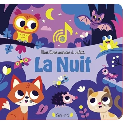 Afbeelding van Mon Livre sonore à volets La nuit rabats À partir de 1 an