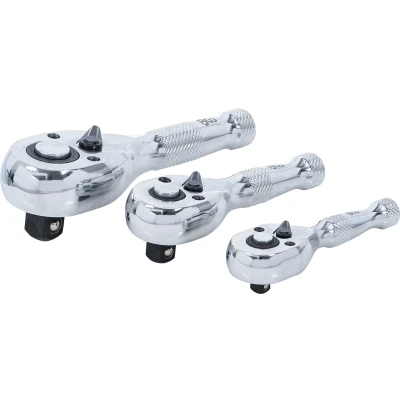 Afbeelding van BGS Mini ratelsleutelset 1/4&quot;, 3/8&quot; en 1/2&quot;, 3 delig