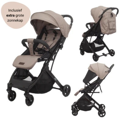 Afbeelding van 60, Korting: Novi Baby Buggy Travel Go Premium Solid Hazel