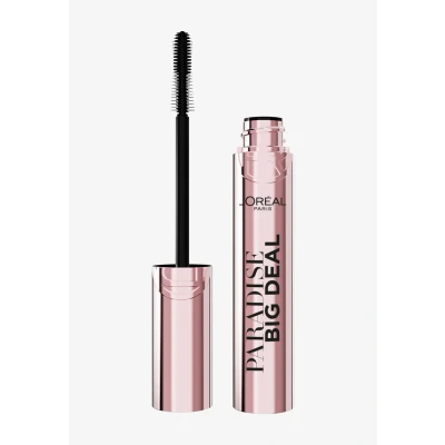 Afbeelding van L&#039;Oréal Paris Paradise Big Deal Mascara, zwart, wasbaar, voor eindeloze lange wimpers en gelijkmatig volume, hoopt niet, plakt vervaagt geschikt gevoelige ogen, 13 ml