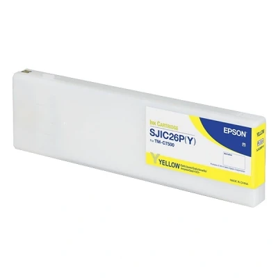 Image de Epson SJIC26P(Y) 294.3 ml jaune original cartouche d&#039;encre pour ColorWorks TM C7500