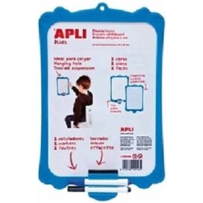 Afbeelding van APLI Kids 12916 Stijf whiteboard met gum en markeerstiften