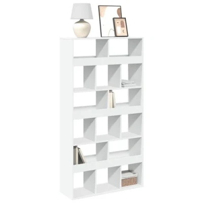 Afbeelding van vidaXL Boekenkast 100x33x187,5 cm bewerkt hout wit
