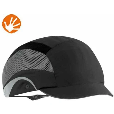 Image de JSP AAG000 001 100 casquette baseball hardcap aerolite 2.5 cm micro peak noir