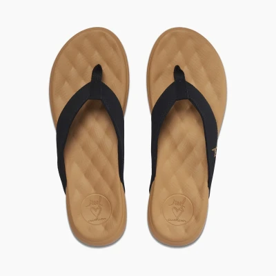 Afbeelding van Reef CUSHION HARMONY black/tan Dames Slippers