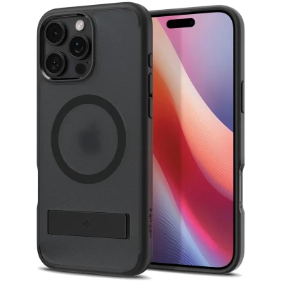 Afbeelding van Spigen Ultra Hybrid S (MagFit) mobiele telefoon behuizingen 16 cm (6.3&quot;) Hoes Zwart, Transparant